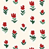 Little Wild Tulips Wallpaper Sample