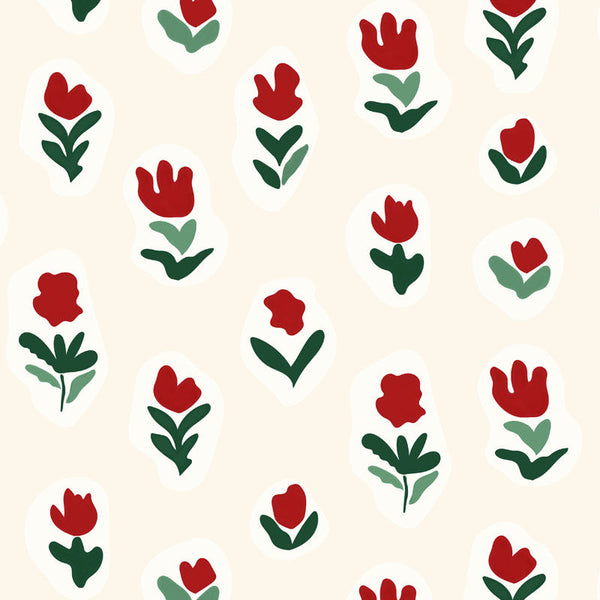 Little Wild Tulips Wallpaper