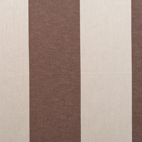 Sleeper Stripe Chestnut Cotton Sample