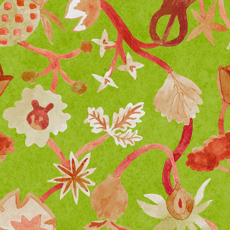 Catalpa Lychee Wallpaper Sample
