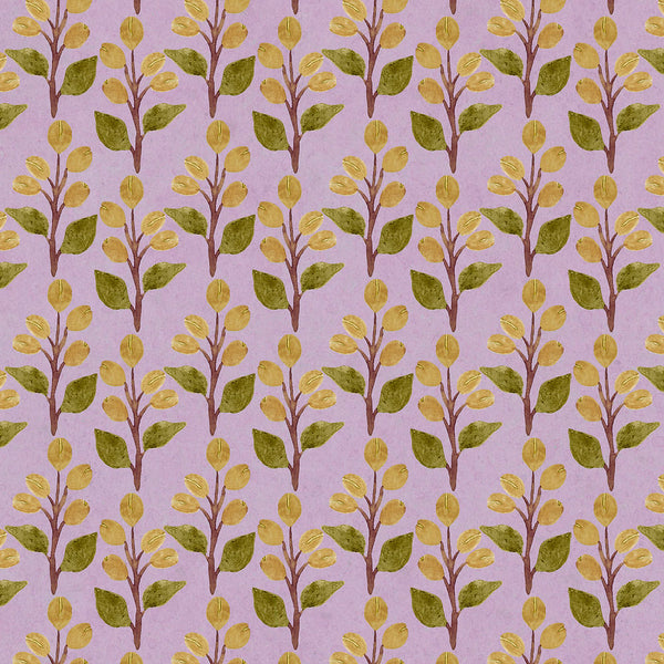 Gaziantep Lavender Wallpaper Sample