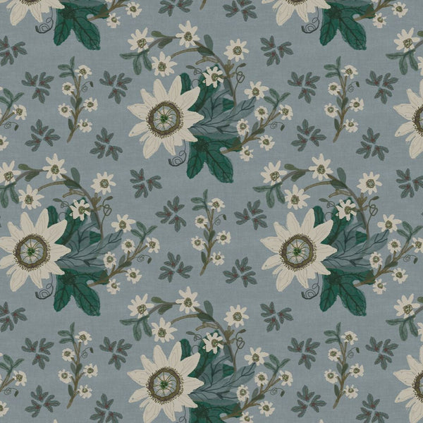 Pearl Heather Blue Fabric Sample
