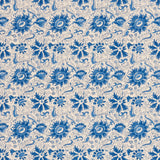 Indigo Block Wallpaper Sample