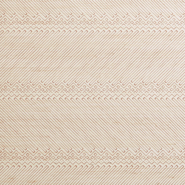 Jacinto Ginger Grasscloth Wallpaper Sample