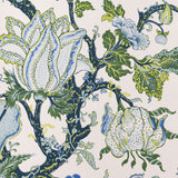 Audrey Blu & Leaf Wallpaper Sample
