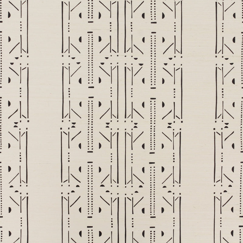 AKAN Onyx (Grasscloth) Wallpaper Sample