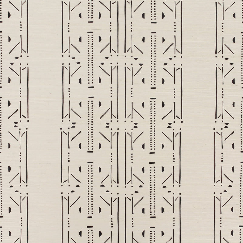 AKAN Onyx (Grasscloth) Wallpaper