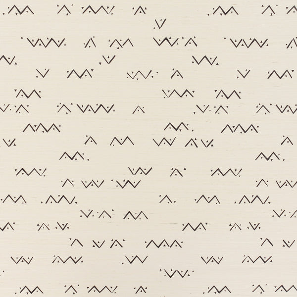 LOXO (Grasscloth) Onyx Wallpaper Sample