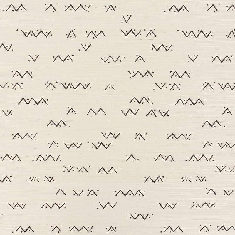 LOXO (Grasscloth) Onyx Wallpaper Sample