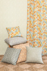 Tropics Yellow  Ochre Fabric Sample