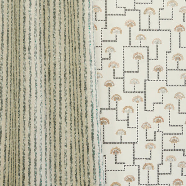 Path Ocean Fabric Sample