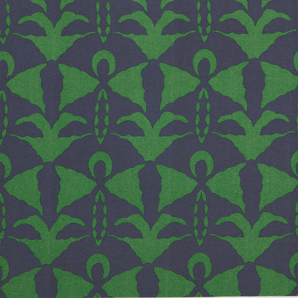 Capretto Grasshopper/Midnight Outdoor Performance Fabric Sample
