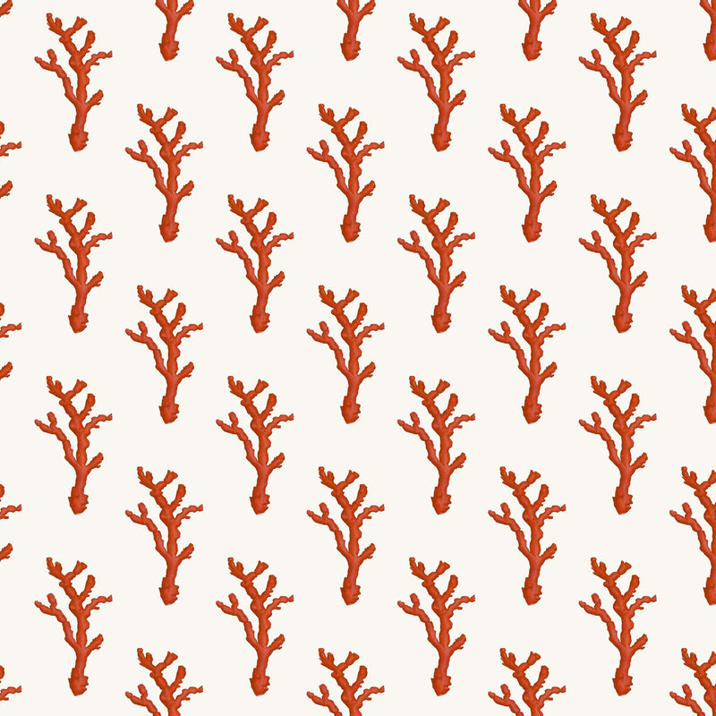 Coral Dash Red Wallpaper