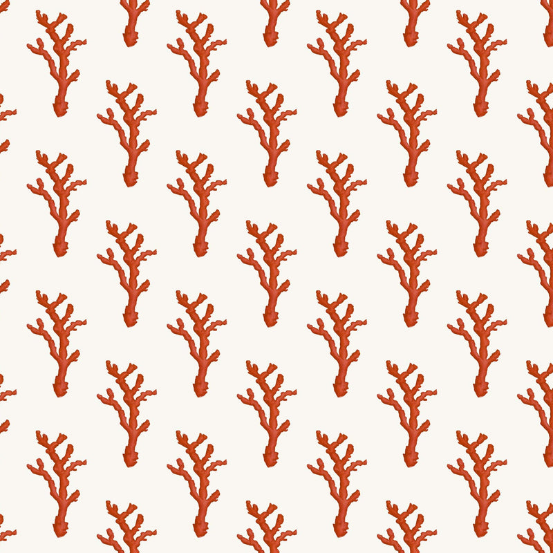 Coral Dash Red Wallpaper