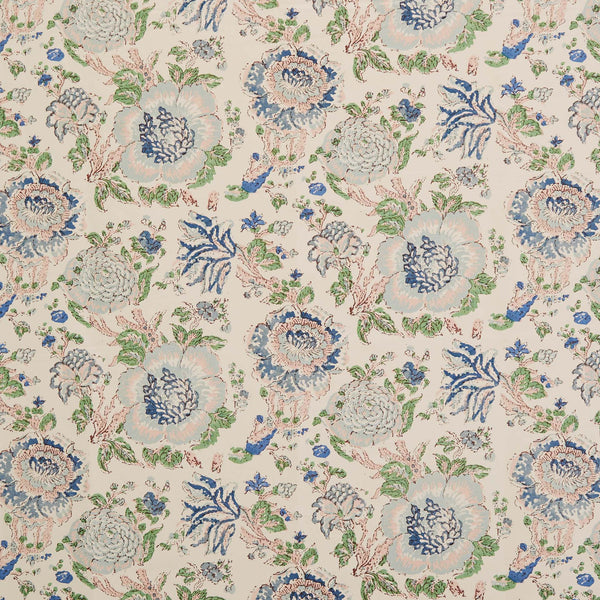 Dahlia Blue Wallpaper