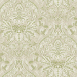 Damaskus Green Bird Wallpaper Sample