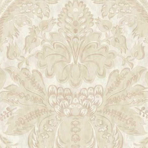 Damaskus Parchment Uncoated Jasmine Wallpaper