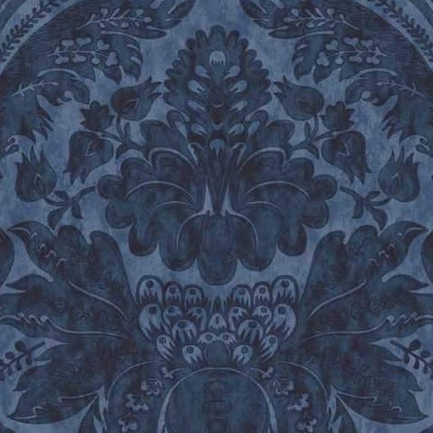 Damaskus Parchment Uncoated Lapis Wallpaper