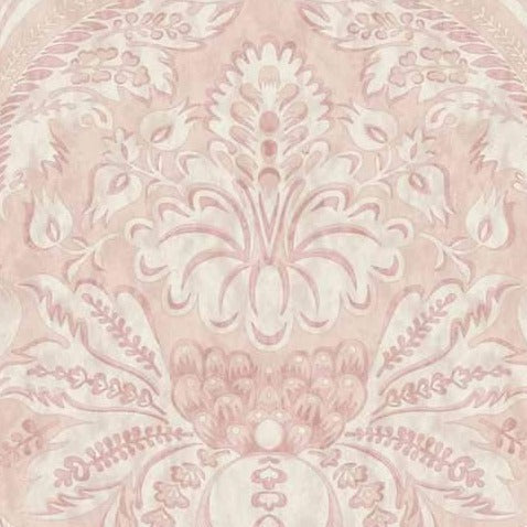 Damaskus Parchment Uncoated Rose Wallpaper