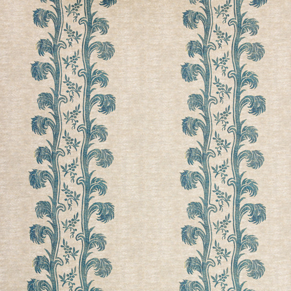 Plume Stripe Teal Wallpaper