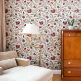 Indienne Grande Cream Pink Wallpaper Sample