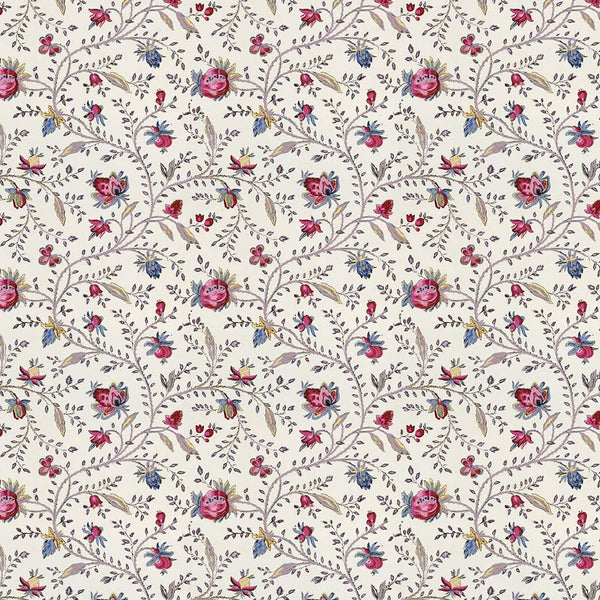 Indienne Petite Cream Pink Wallpaper