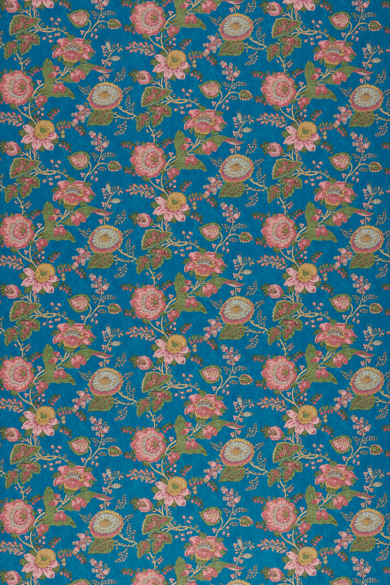 Indiennes Jewel Blue Wallpaper
