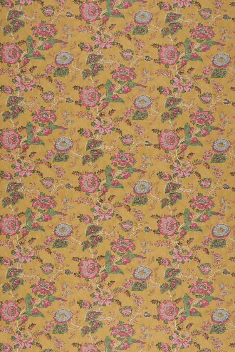 Indiennes Jewel Mustard Wallpaper