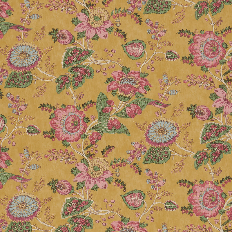 Indiennes Jewel Mustard Wallpaper