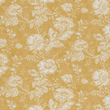 Indiennes Monochrome Mustard Wallpaper