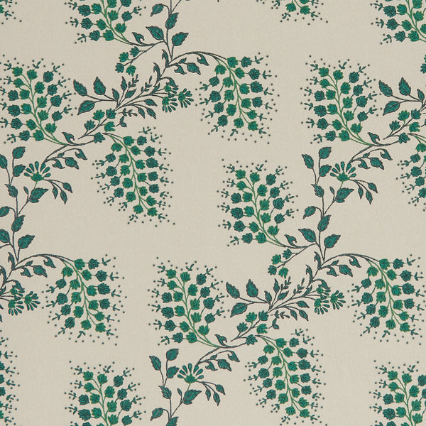 Isabelle Large Green Wallpaper