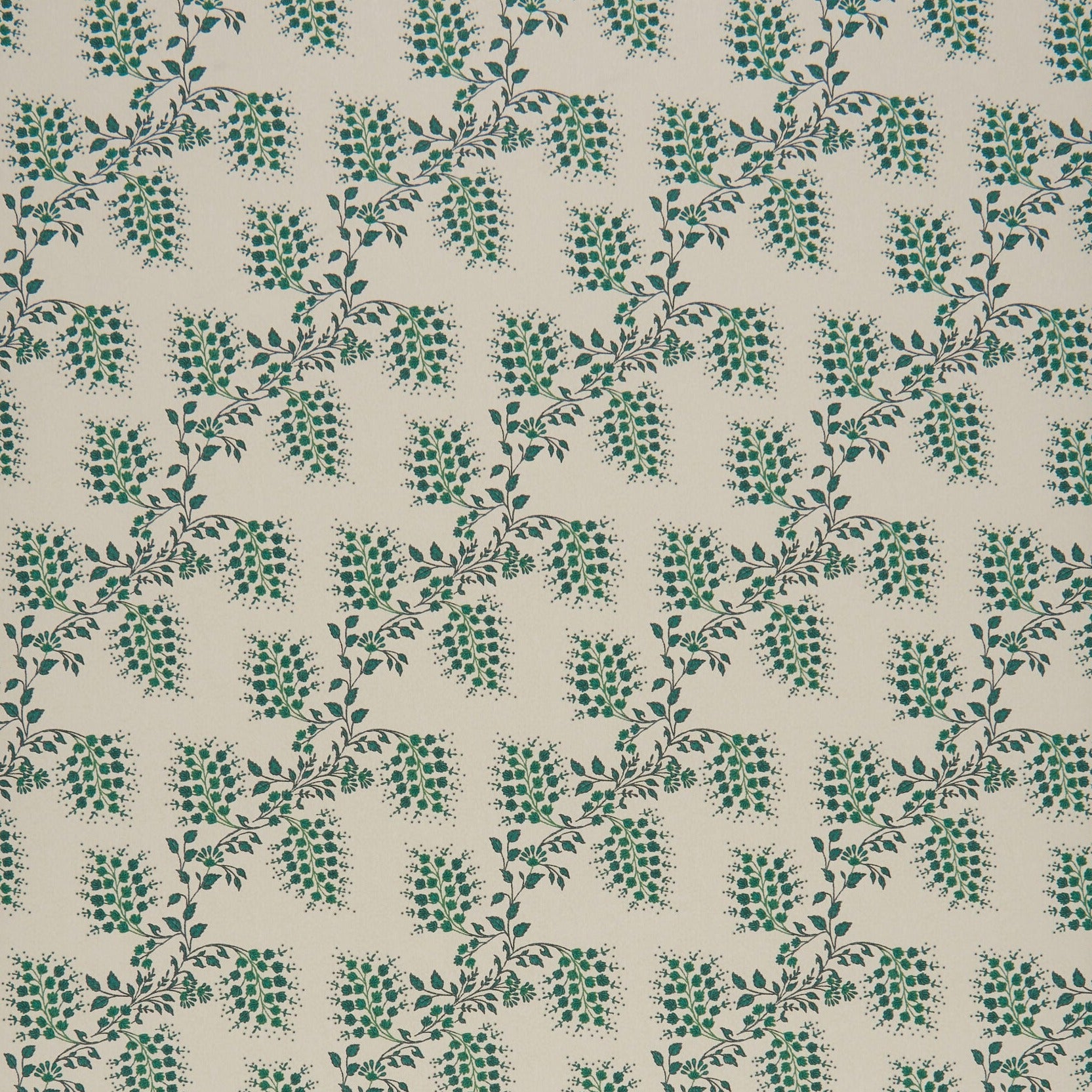 Isabelle Small Green Wallpaper Sample – The Fabric Collective