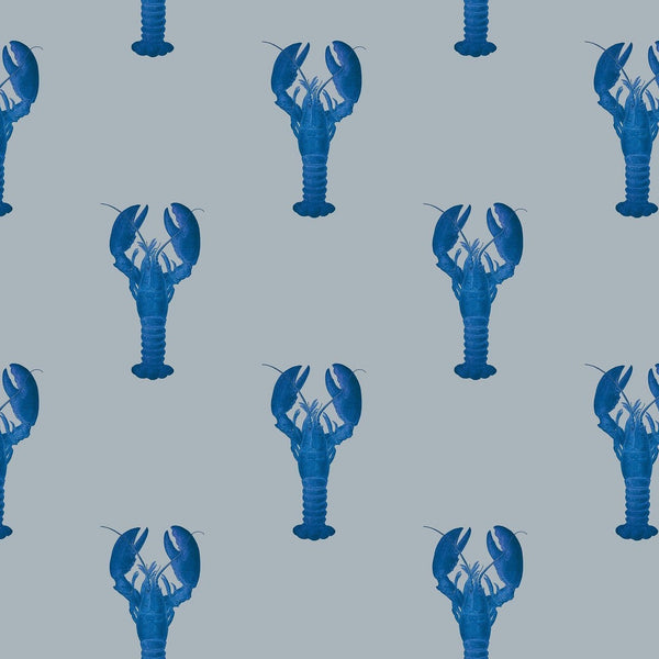 Lady Lobster Earl Grey Wallpaper Sample
