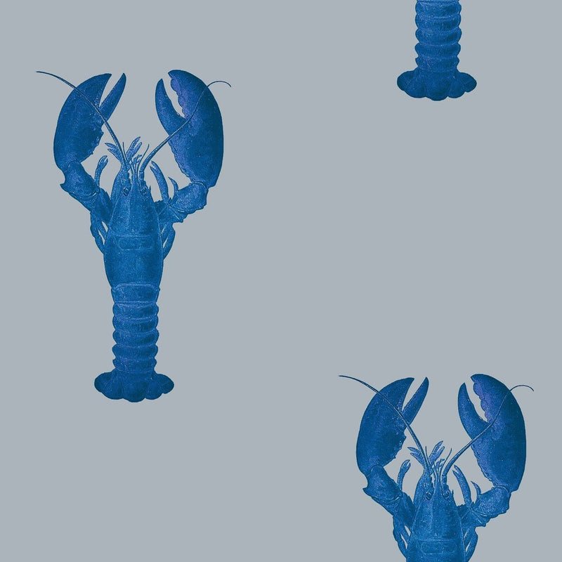 Lady Lobster Earl Grey Wallpaper Sample