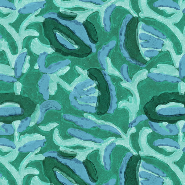Marbella Malachite Wallpaper