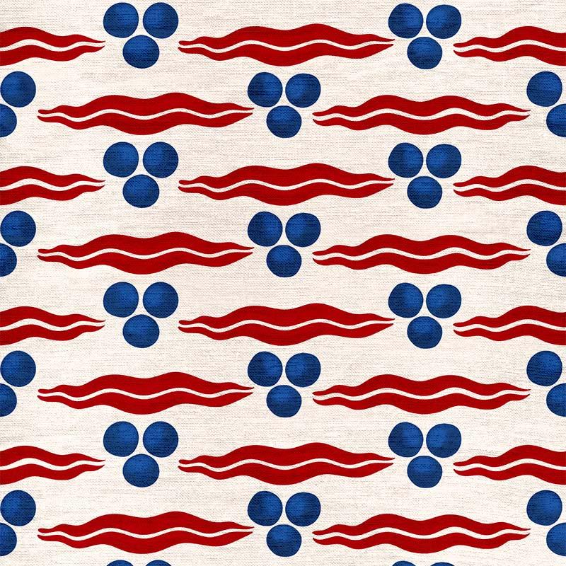 Chintamani White/Red/Blue