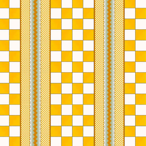 Double Check Yellow Wallpaper