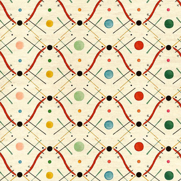 Improvisation No 1 Red Fabric Sample