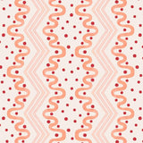 Madame Ziggle Pink & Coral Wallpaper Sample