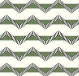 Morroccan Stripes Green Wallpaper Sample
