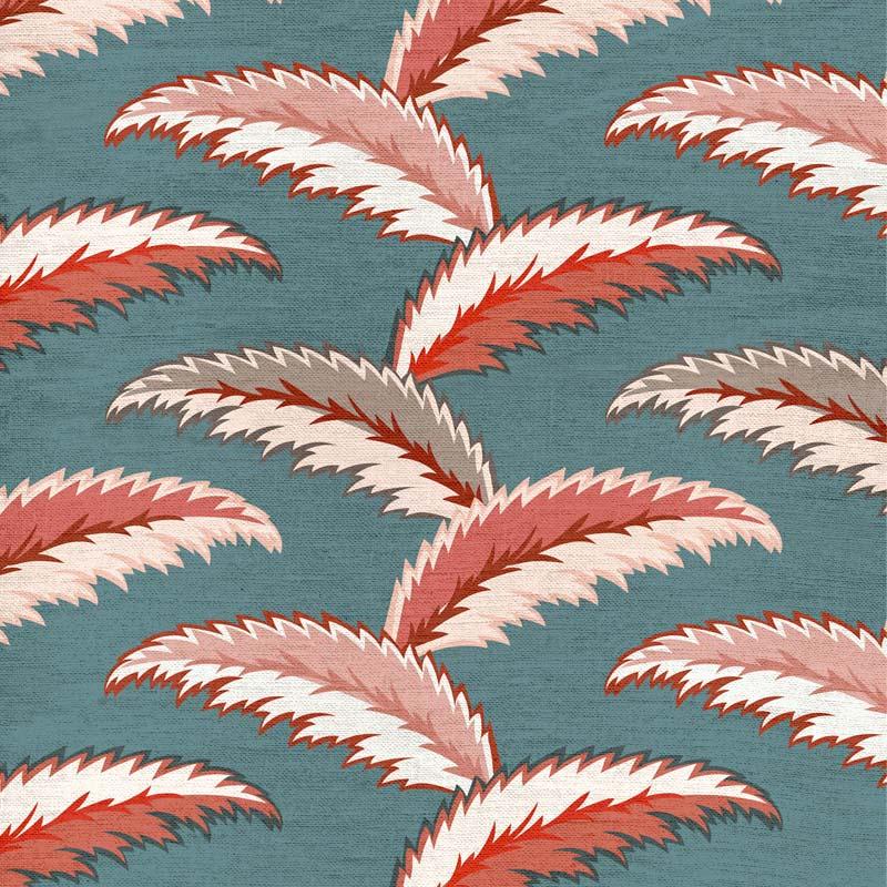 Persian Palm Soft Teal