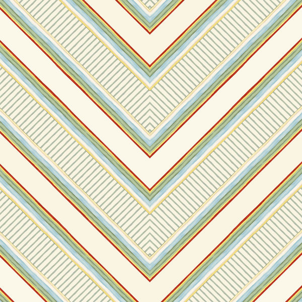 Rainbow Chevron Wallpaper Sample