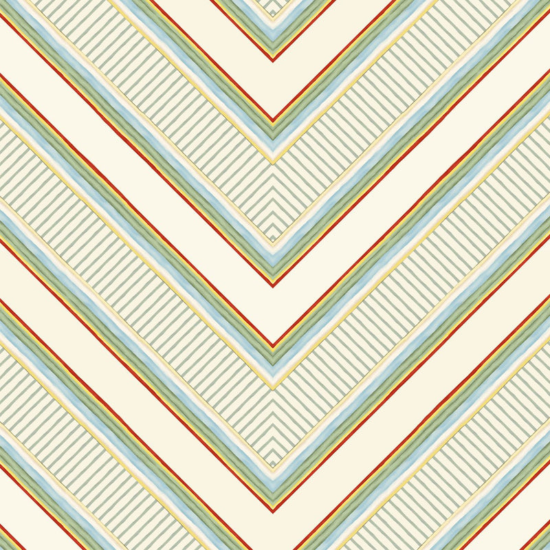 Rainbow Chevron Wallpaper Sample