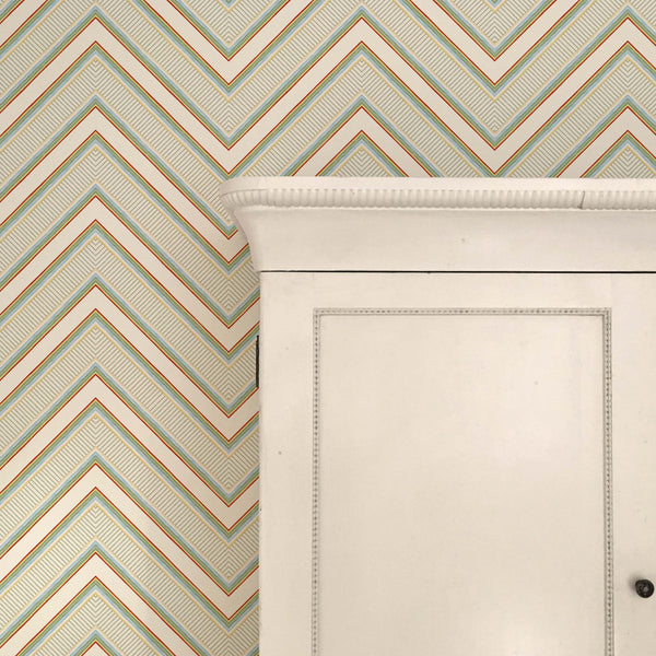 Rainbow Chevron Wallpaper Sample