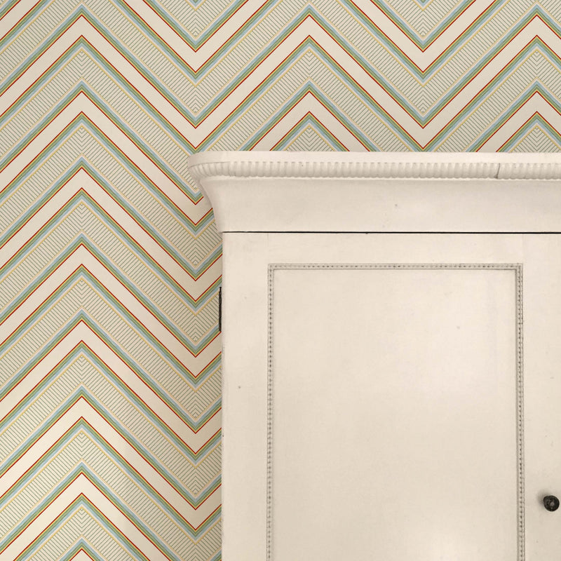 Rainbow Chevron Wallpaper Sample