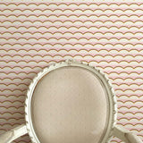 Scallops Pink Wallpaper Sample