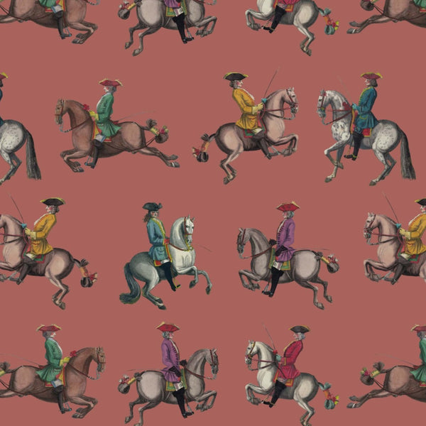 Riding School Sienna Wallpaper Sample