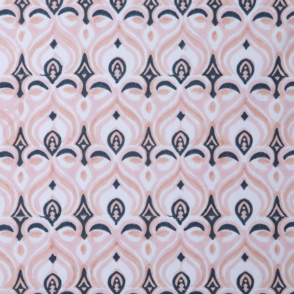 Khiva Petal Block Print Fabric Sample