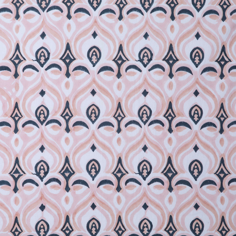 Khiva Petal Block Print Fabric Sample