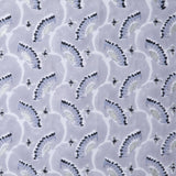 Nara Platinum Block Print Fabric Sample